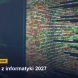 Kolorowy kod programu na ekranie monitora, okładka artykułu o maturze z informatyki 2027